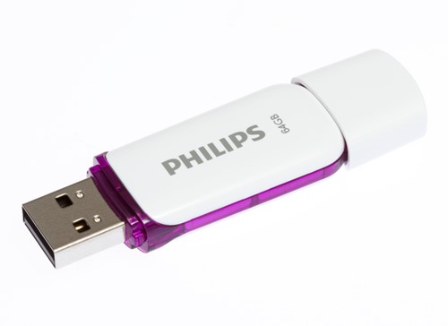 USB stick 2.0 Philips Snow USB-A 64GB paars-2