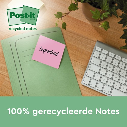 Post-it memoblokje 47.6x47.6mm 622 RSS3COL assorti kleur-2