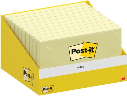 Post-it memoblokje  76x127mm 6830 Notes Canary Yellow