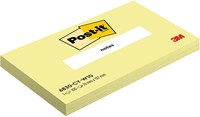 Post-it memoblokje  76x127mm 6830 Notes Canary Yellow