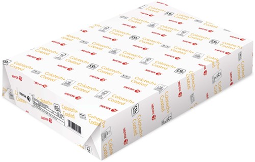 Laserpapier Xerox Colotech+ glossy coated A3 200gr wit 250vel
