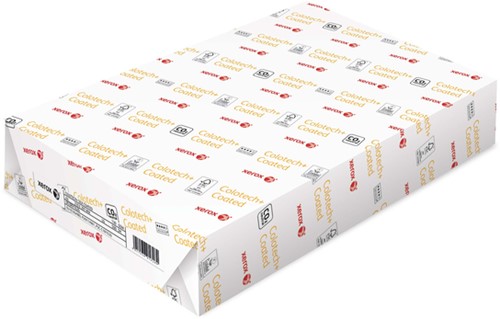 Laserpapier Xerox Colotech+ silk coated A4 170gr wit 250vel