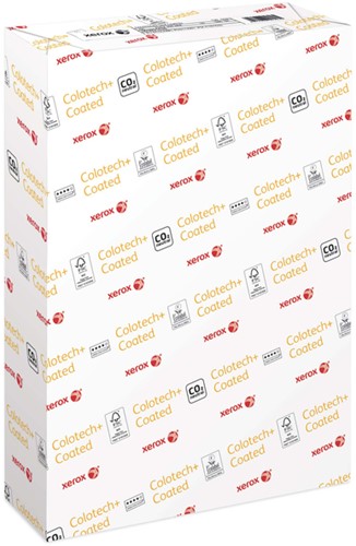 Laserpapier Xerox Colotech+ silk coated A4 130gr wit 500vel-2