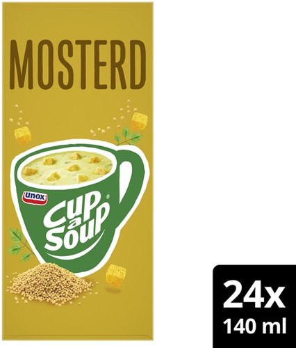 Unox Cup-a-Soup Unox mosterd 24x140ml