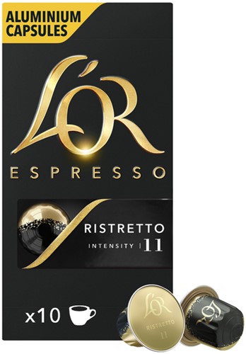 Koffiecups Douwe egberts L'Or espresso Ristretto ds/10