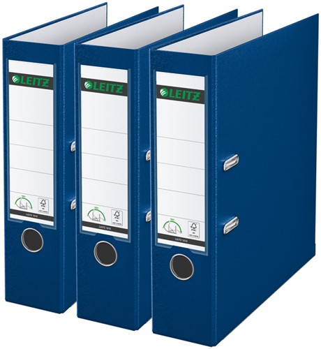Ordner Leitz 180° 1010 A4 80 mm blauw pk/3