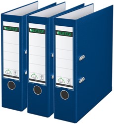 Ordner Leitz 180° 1010 A4 80 mm blauw pk/3