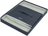 Opbergdoos Leitz gestoffeerd met deksel 285x203x380mm grijs 2 st-4