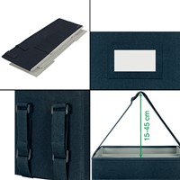 Opbergtas Leitz gestoffeerd 200x210x355mm grijs-3