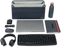 Opbergtas Leitz gestoffeerd 465x210x200mm grijs-3