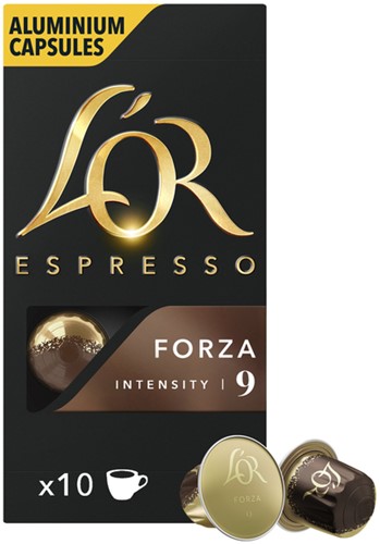 Koffiecups Douwe egberts L'Or espresso Forza ds/10
