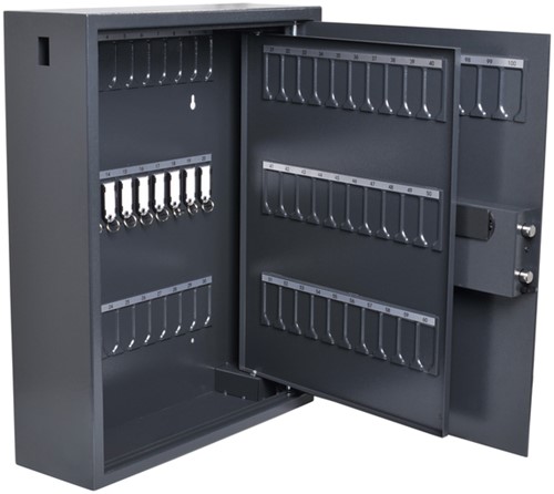 Sleutelkast Pavo High security Magnettag met fingerprintslot 100 haken 600x480x150mm-3