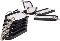 Sleutellabel Pavo Magnettag zwart 10 stuks