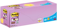 Post-it memoblokje  76x 76mm 3M 654-SSCY Super Sticky geel voordeelpak-2