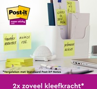 Post-it memoblokje  76x 76mm 3M 654-SSCY Super Sticky geel voordeelpak-2