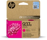 Inktcartridge HP 4S6W7NE 937E Evomore rood