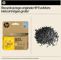 Inktcartridge HP 4S6W8NE 937E Evomore geel-2