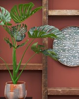 Kunstplant Mica Monstera in plastic pot 100cm-3