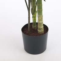 Kunstplant Mica Areca palm in plastic pot 150cm-3