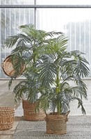 Kunstplant Mica Areca palm in plastic pot 150cm-3