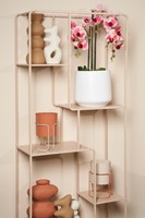 Kunstplant Mica Phalaenopsis orchideeën roze in plastic pot 79cm-2