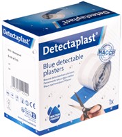 Waterafstotende blauwe pleister Detectaplast 6cmx5m rol-2