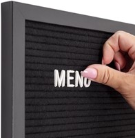 Letterbord IEZZY 60x80cm zwart hout-1