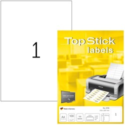 Etiket Office 210x297mm pk/100