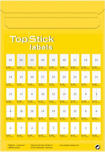 Etiket Office 210x148mm pk/200-2