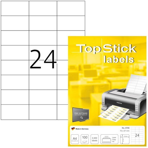 Etiket Office 70x37mm pk/2400