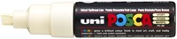 Paintmarker Uni POSCA PC8K breed schuin ivoor