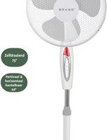 Statiefventilator BRASQ F300 Ø 40cm wit-1