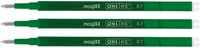 Gelschrijvervulling Online Magixx medium groen blister à 3 stuks-2
