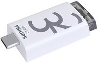 USB stick 3.2 Philips Click USB-C 32GB grijs-2