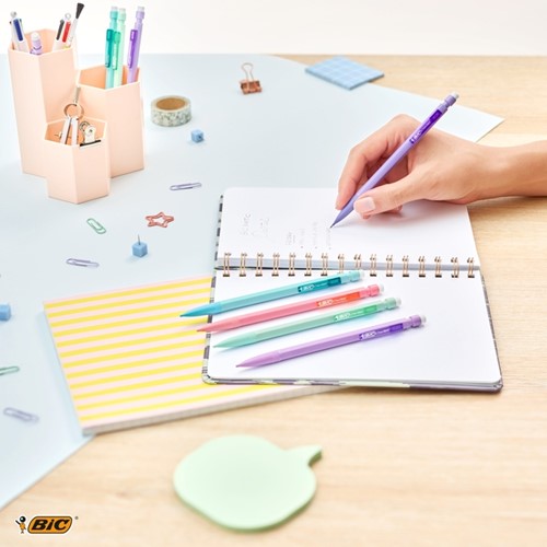 Vulpotlood Bic Matic Pastel HB 0.7mm pastel assorti-3