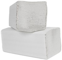 Handdoek Cleaninq Z-vouw 2-laags 225x220mm 20x200 wit-2