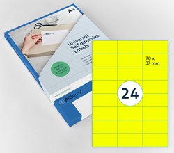 Rillprint gekleurde etiketten voor elke printer