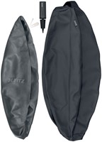 Actieve zitbal Leitz Ergo 55cm anti-rol donkergrijs-10