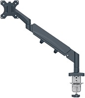 Monitorarm Leitz Ergo ruimtebesparend enkel donkergrijs