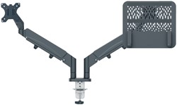 Leitz Ergo monitor- en laptoparm ruimtebesparend
