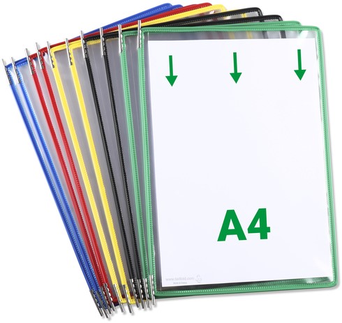 Infotas Tarifold A4 verticaal assorti 10 stuks
