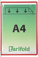 Infotas Tarifold A4 verticaal rood 10 stuks-2