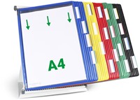 Bureaustandaard Tarifold metaal A4 met 30-tassen assorti-3