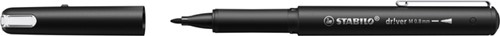 Fineliner STABILO dr!ver medium zwart