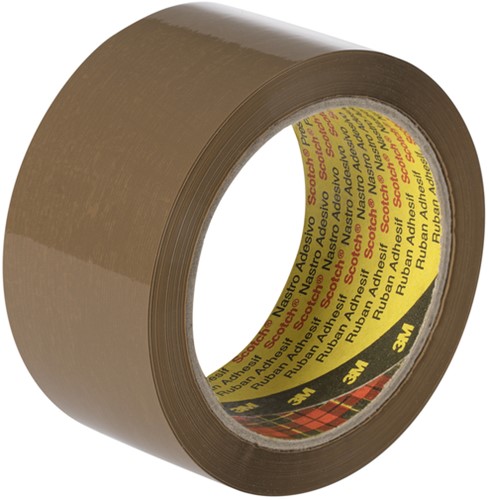 Verpakkingstape Scotch 371 48mmx66m bruin PP-2