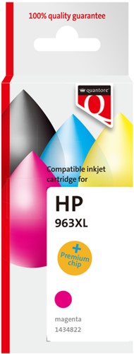 Inktcartridge Quantore alternatief tbv Hp 963XL 3JA28AE rood HC