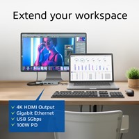Dockingstation ACT USB-C 4K voor 1 HDMI monitor-2