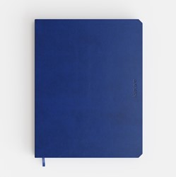 Notitieboek de KEMPEN Blue Note 171x220mm blanco 192 pag 90gr blauw