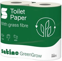 Toiletpapier BlackSatino GreenGrow CT10 3-laags 8x250vel naturel 079870