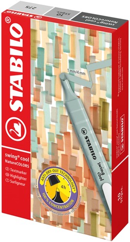 Markeerstift STABILO Swing cool nature moddergroen-3
